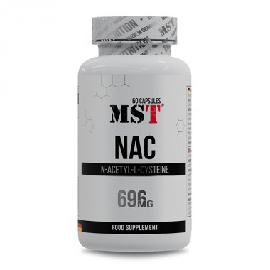Ацетилцистеин (NAC) для спорта MST Nutrition NAC 60 Caps