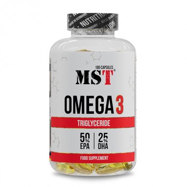 Омега для спорта MST Nutrition Omega 3 Triglyceride 75% 180 Caps