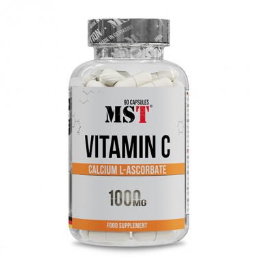 Витамин C для спорта MST Nutrition Vitamin C (Calcium L-ascorbate) 90 Caps
