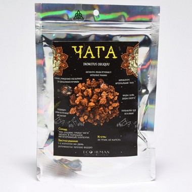 Грибной комплекс Ecohuman Inonotus Obliquu 60 Caps