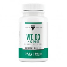 Витамин D3+K2 для спорта Trec Nutrition VIT. D3+K2 (MK-7) 60 Caps