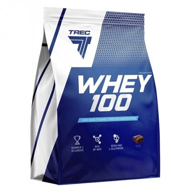 Протеин Trec Nutrition Whey 100 2275 g /75 servings/ Brownie