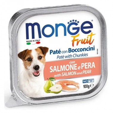 Monge Dog Wet FRUIT лосось с грушей 0,1 Кг