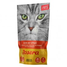 Влажный корм для котов Josera Pate Huhn mit Spinat Паштет Курица со Шпинатом 16x85g, пауч