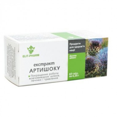 Артишок Elit-Pharm Экстракт Артишока 40 таб