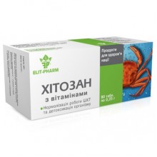Хитозан Elit-Pharm Хитозан с Витаминами 80 таб Хитозан Elit-Pharm Хитозан с Витаминами 80 таб