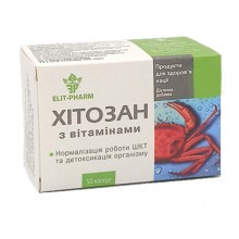 Хитозан Elit-Pharm Хитозан с Витаминами 50 капс Хитозан Elit-Pharm Хитозан с Витаминами 50 капс