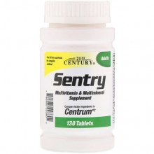 Витаминно-минеральный комплекс 21st Century Sentry, Multivitamin & Multimineral Supplement 130 Tabs