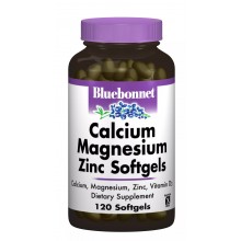 Мультиминеральный комплекс Bluebonnet Nutrition Calcium Magnesium plus Zinc 120 Softgels BLB0701