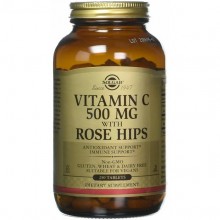 Витамин C Solgar Vitamin C with Rose Hips 500 mg 250 Tabs