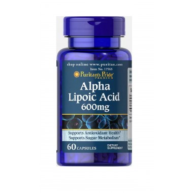 Альфа-липоевая кислота Puritan's Pride Alpha Lipoic Acid 600 mg 60 Caps Альфа-липоевая кислота Puritan's Pride Alpha Lipoic Acid 600 mg 60 Caps