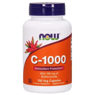 Витамин C NOW Foods Vitamin C-1000 100 Veg Caps Витамин C NOW Foods Vitamin C-1000 100 Veg Caps