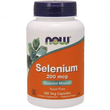 Селен NOW Foods Selenium 200 mcg 180 Veg Caps