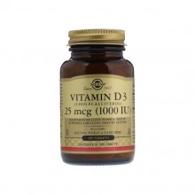 Витамин D Solgar Vitamin D3 (Cholecalciferol) 1000 IU 180 Tabs