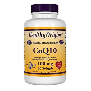 Коэнзим Healthy Origins CoQ10 100 mg 30 Softgels