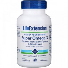 Омега 3 Life Extension Omega Foundations Super Omega-3 60 Softgels