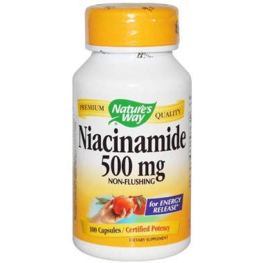 Ниацин Nature's Way Niacinamide 500 mg 100 Caps