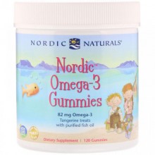 Омега 3 Nordic Naturals Nordic Omega-3 Gummies 120 Gummies Tangerine Treats