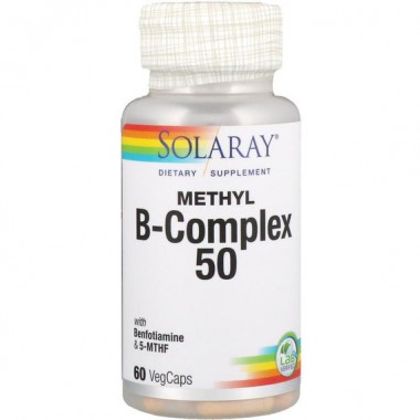 В комплекс Solaray Methyl B-Complex 50 60 Veg Caps В комплекс Solaray Methyl B-Complex 50 60 Veg Caps