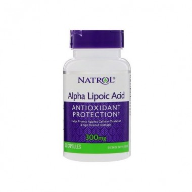 Альфа-липоевая кислота Natrol Alpha Lipoic Acid 300 mg 50 Caps