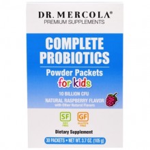 Пробиотик Dr. Mercola Complete Probiotics Powder Packets for Kids 30 packs 3,5 g Natural Raspberry Flavor MCL-01198 Пробиотик Dr. Mercola Complete Probiotics Powder Packets for Kids 30 packs 3,5 g Natural Raspberry Flavor MCL-01198