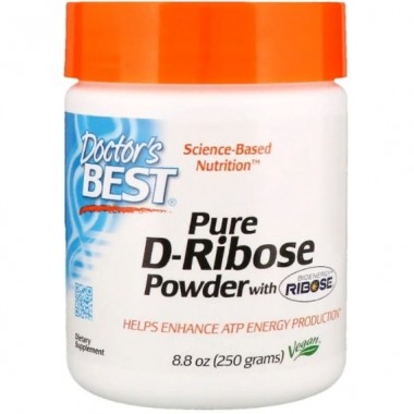 Тонизирующее средство Doctor's Best Pure D-Ribose Powder with Bioenergy Ribose, 8.8 oz 250 g /50 servings/ DRB-00173