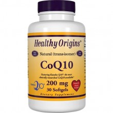 Коэнзим Healthy Origins CoQ10 200 mg 30 Softgels HO35047 Коэнзим Healthy Origins CoQ10 200 mg 30 Softgels HO35047