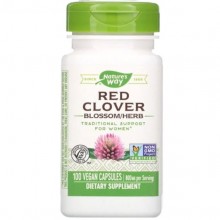 Красный клевер Nature's Way Red Clover Blossom/Herb 800 mg 100 Veg Caps NWY16000