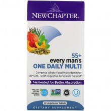 Витаминно-минеральный комплекс New Chapter 55+ Every Man's One Daily Multi 72 Veg Tabs NCR-90128