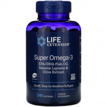 Омега 3 Life Extension Super Omega-3 240 Softgels LEX-19862