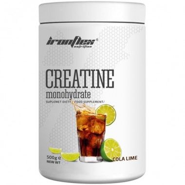 Креатин моногидрат IronFlex Creatine Monohydrate 500 g /200 servings/ Cola Lime