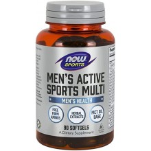 Витаминно-минеральный комплекс NOW Foods Men's Active Sports Multi 90 Softgels Витаминно-минеральный комплекс NOW Foods Men's Active Sports Multi 90 Softgels