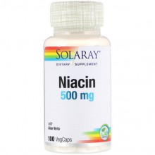 Ниацин Solaray Niacin 500 mg 100 Veg Caps SOR04363 Ниацин Solaray Niacin 500 mg 100 Veg Caps SOR04363