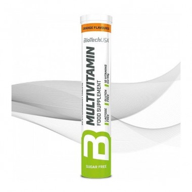 Витаминно-минеральный комплекс для спорта BioTechUSA Multivitamin 20 effervescent tabs Orange Витаминно-минеральный комплекс для спорта BioTechUSA Multivitamin 20 effervescent tabs Orange