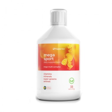 Витаминно-минеральный комплекс для спорта Sporter Mega Sport 500 ml /33 servings/ Orange Витаминно-минеральный комплекс для спорта Sporter Mega Sport 500 ml /33 servings/ Orange