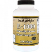 Витамин E Healthy Origins Vitamin E 1000 IU 120 Softgels