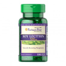 Лецитин Puritan's Pride Soy Lecithin 520 mg 100 Softgels Лецитин Puritan's Pride Soy Lecithin 520 mg 100 Softgels