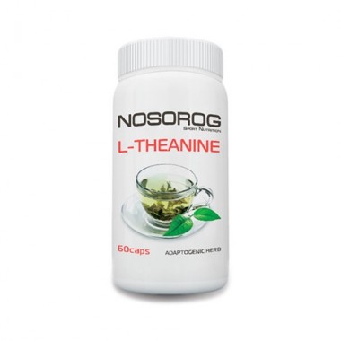 Теанин для спорта Nosorog Nutrition L-Theanine 60 Caps
