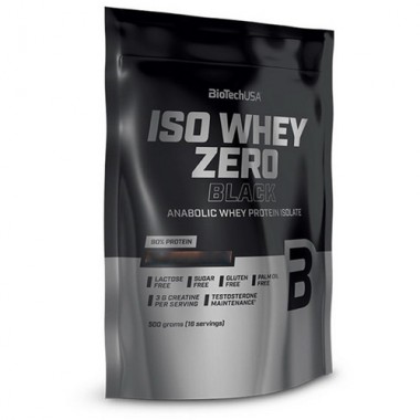 Протеин BioTechUSA Iso Whey Zero Black 500 g /16 servings/ Black Biscuit Протеин BioTechUSA Iso Whey Zero Black 500 g /16 servings/ Black Biscuit