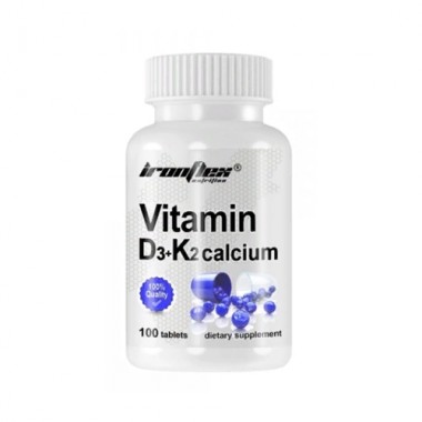 Витамин D3+K2 для спорта IronFlex Vitamin D3 And K2 Calcium 100 Tabs Витамин D3+K2 для спорта IronFlex Vitamin D3 And K2 Calcium 100 Tabs
