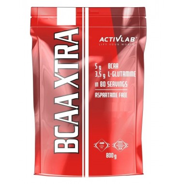 Аминокислота BCAA для спорта Activlab BCAA Xtra 800 g /80 servings/ Lemon
