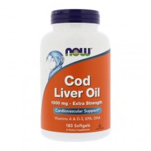 Жир из печени трески NOW Foods Cod Liver Oil 1000 mg 180 Softgels Жир из печени трески NOW Foods Cod Liver Oil 1000 mg 180 Softgels