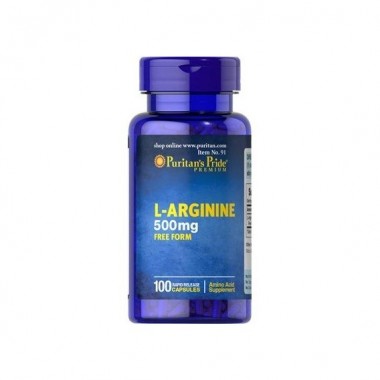 Аргинин Puritan's Pride L-Arginine 500 mg 100 Caps