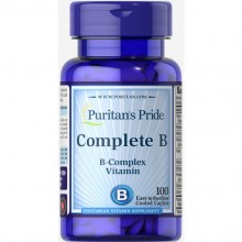 В комплекс Puritan's Pride Complete B (Vitamin B Complex) 100 Caplets В комплекс Puritan's Pride Complete B (Vitamin B Complex) 100 Caplets