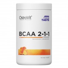 Аминокислота BCAA для спорта OstroVit BCAA 2-1-1 400 g /40 servings/ Orange