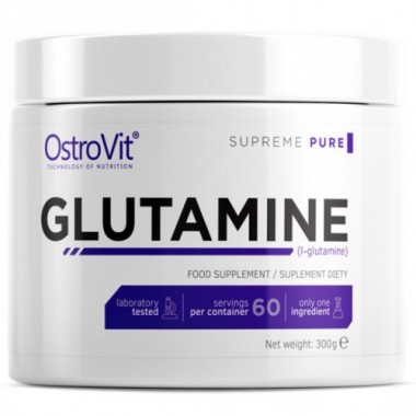 Глютамин для спорта OstroVit Glutamine 300 g /60 servings/ Pure