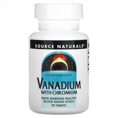 Мультиминеральный комплекс Source Naturals Vanadium with Chromium 90 Tabs