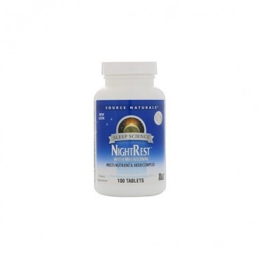 Мелатонин для сна Source Naturals NightRest, Melatonin 100 Tabs