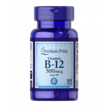 Вітамін Б12 Puritan's Pride Vitamin B-12 500 mcg 100 Tabs