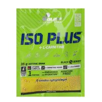 Ізотонік Olimp Nutrition Iso Plus+ L-Carnitine sachet 35 g Lemon